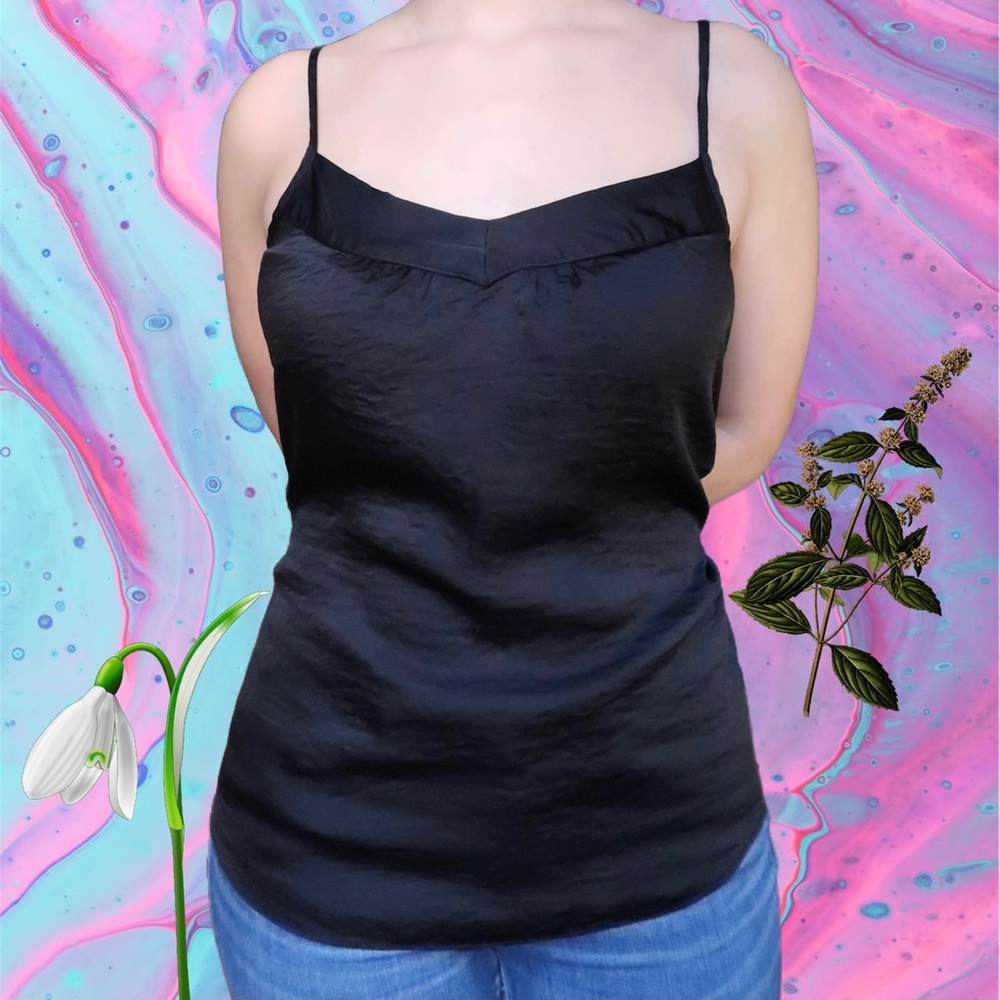 Black Essential Camisole Blouse Top | Apostrophe